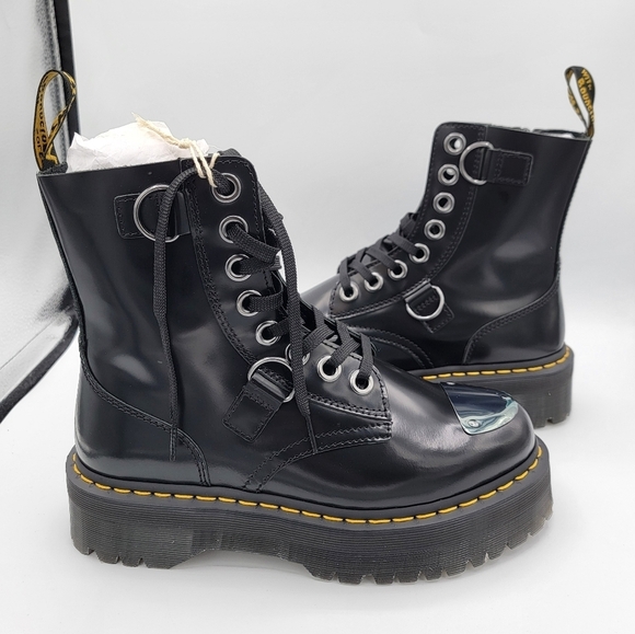 Dr. Martens Jadon Boots Alt Black Buttero NWT #2616 - Picture 6 of 16